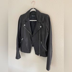 Madewell Washed Leather Motorcycle Jacket